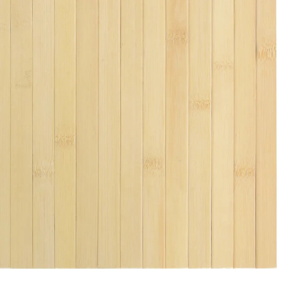 vidaXL Tappeto Rettangolare Natura Chiaro 60x400 cm in Bambù