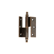 Cerniere curve alte ottone lucido - 50 x 40 mm. SX - 2 pz.