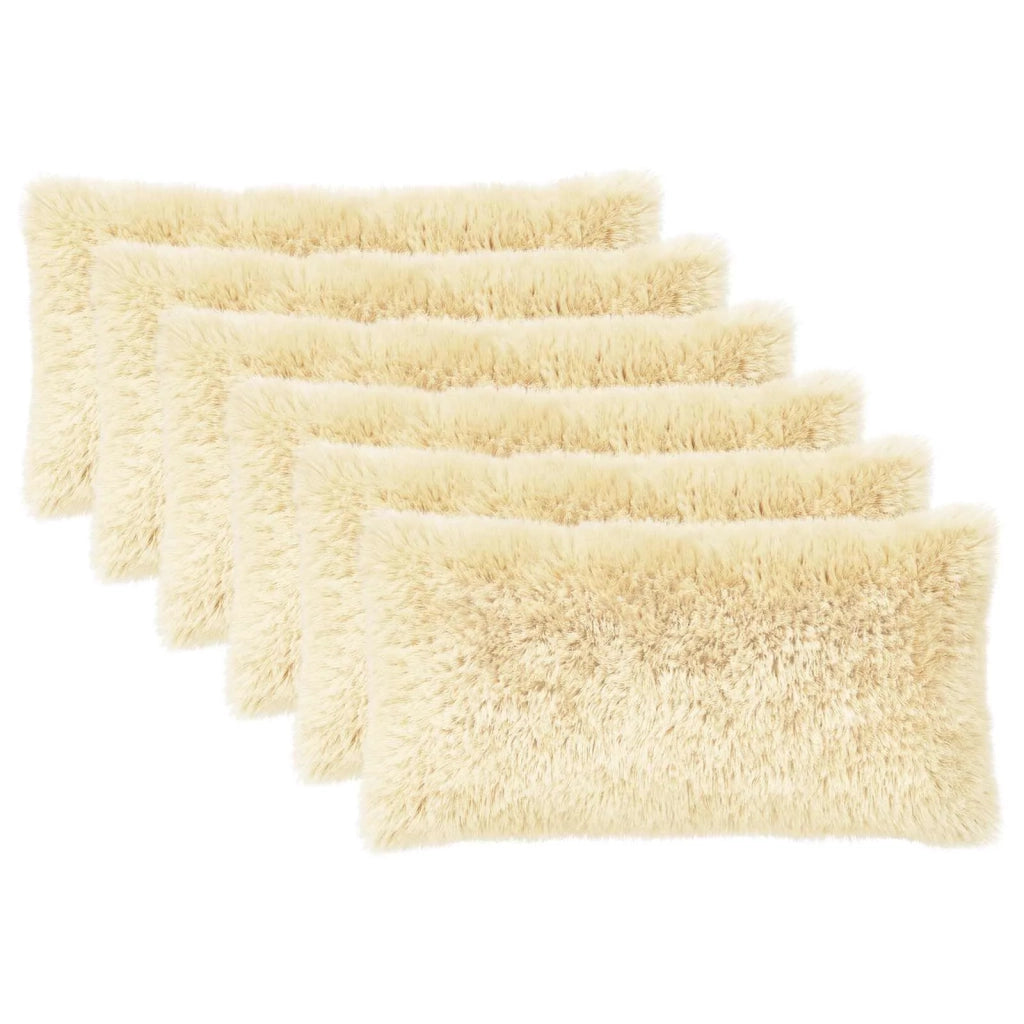 Federa 6 pcs HEERLEN Crema 40 x 70 cm Fleece PV 909674
