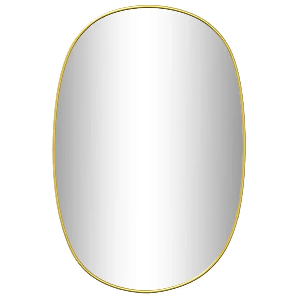 Specchio da Parete Dorato 50x35 cm 348217