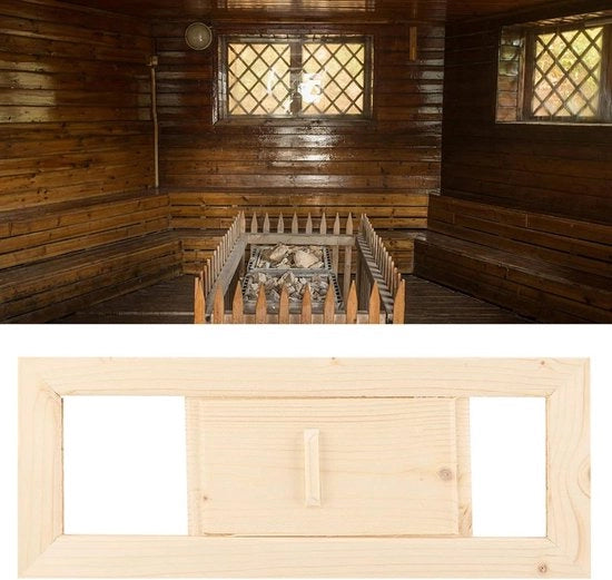 Ventilatore a soffitto in legno - Accessorio per sauna e bagno turco di alta qualità - Adatto per sauna e bagno turco.