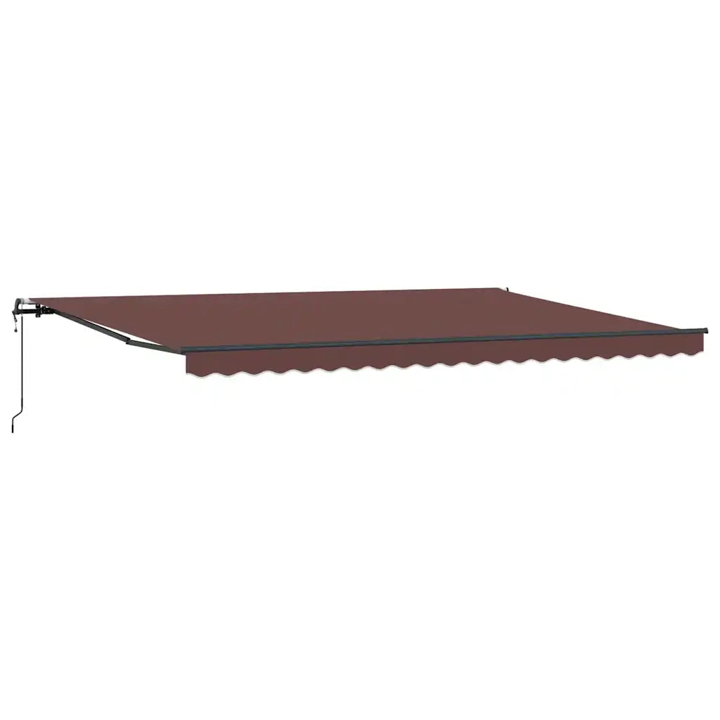 Tenda da Sole Retrattile Automatica Marrone 500x300 cm 3310218