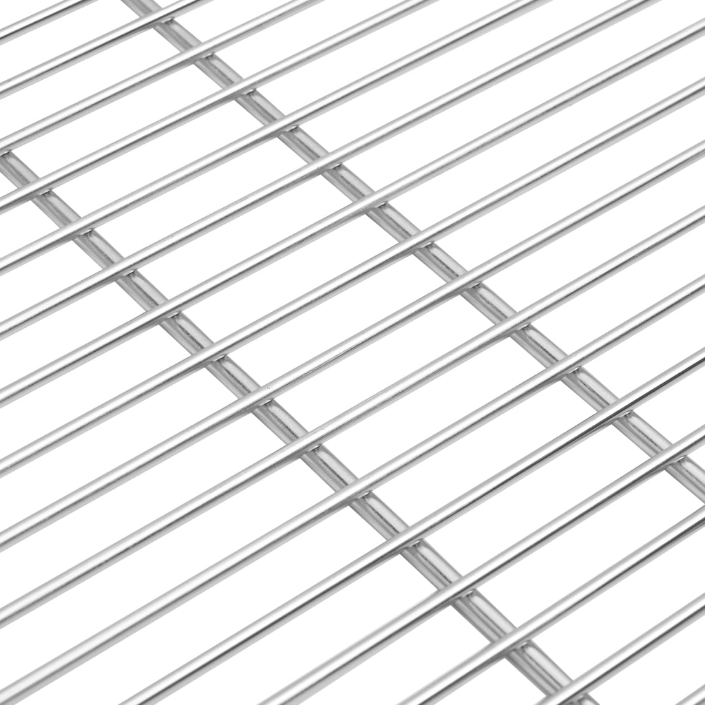Griglia da BBQ Grigio Ã˜57 cm Acciaio Inossidabile