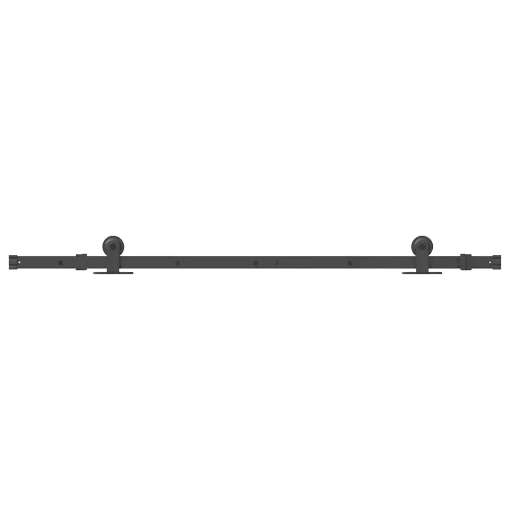 Kit di Binari per Porte Scorrevoli 152,5 cm Acciaio Nero 4009708