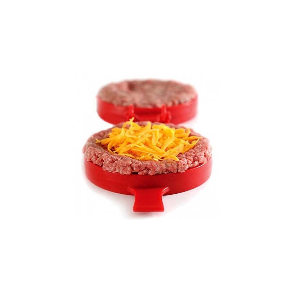 Trade Shop - Stampo Manuale Per Carne Macinata Hamburger Burger Normali Ripieni Farciti Stufz -