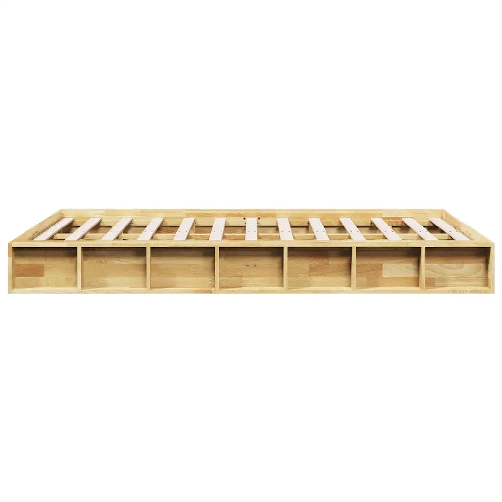 Struttura Letto Senza Materasso 120x200 cm in Legno di Rovere 3324122