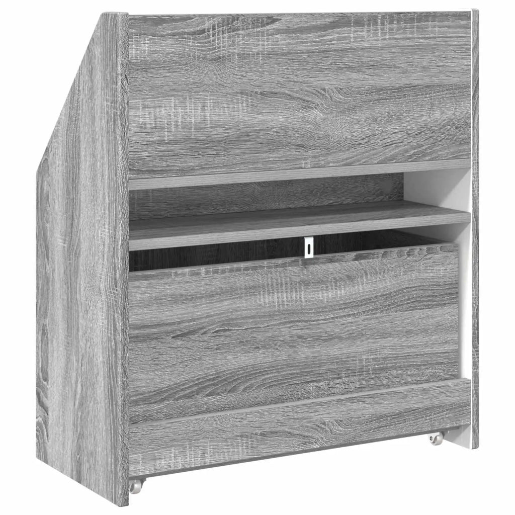 Libreria per Bambini Grigio Sonoma 60 x 29,5 x 69 cm