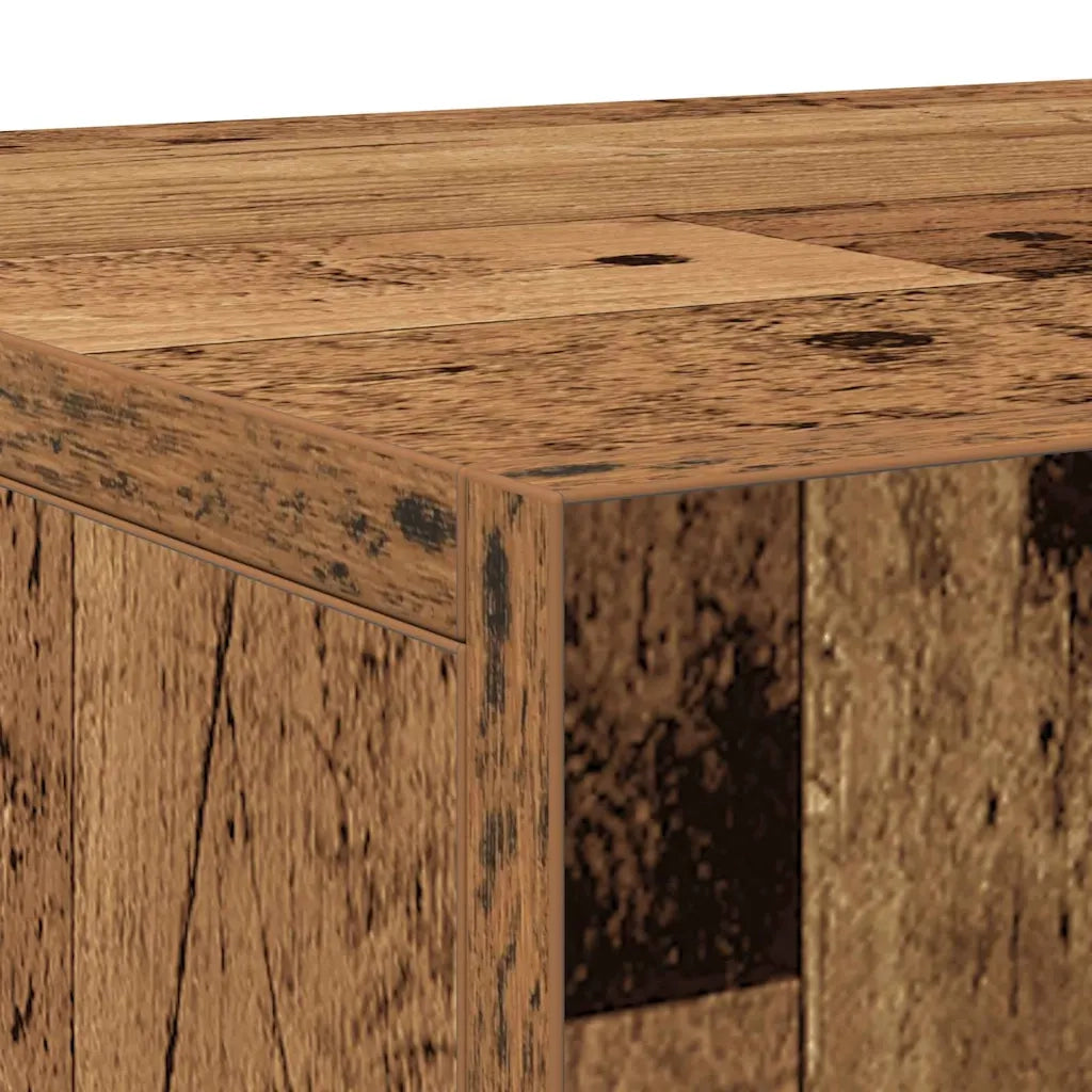 Credenza | Madia | Buffet da pranzo | Armadio da pranzo Legno vecchio 90 x 34 x 80 cm Legno multistrato