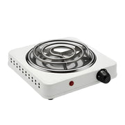 Rechaud Elettrico Portatile 1500W Piastra Riscaldante 21cm Compatto Bianco Avizar