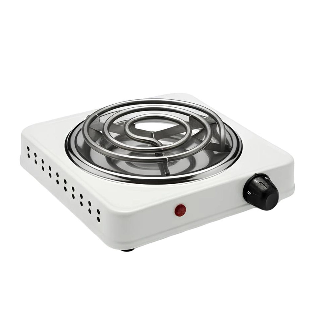 Rechaud Elettrico Portatile 1500W Piastra Riscaldante 21cm Compatto Bianco Avizar