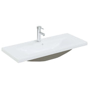 Lavabo da incasso con rubinetto 91 cm ceramica bianca 02_0002798