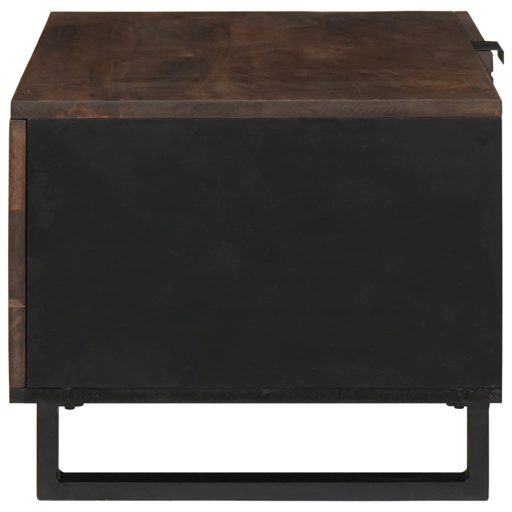 Tavolino da caffÃ¨ 80x50x40 cm Legno massello di mango e legno ingegnerizzato