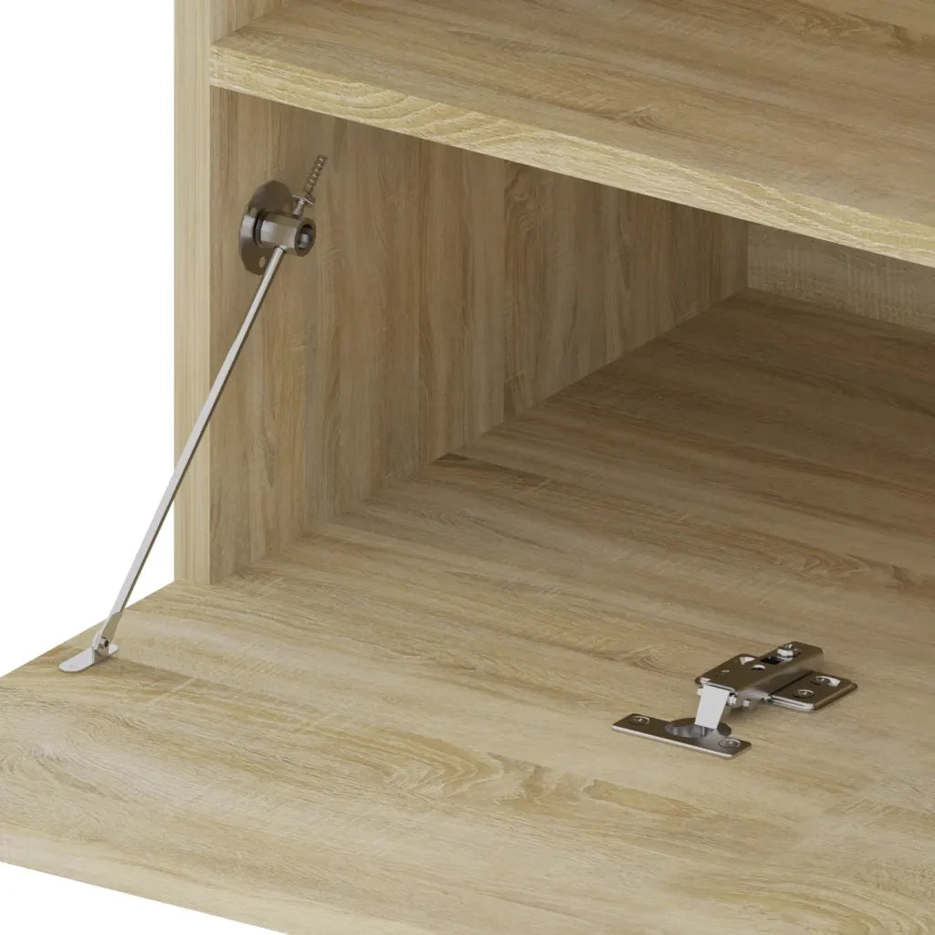 Mobile Porta TV con Luci LED-Mobile per TV-Credenza TV Rovere Sonoma 60x35x40 cm 560989