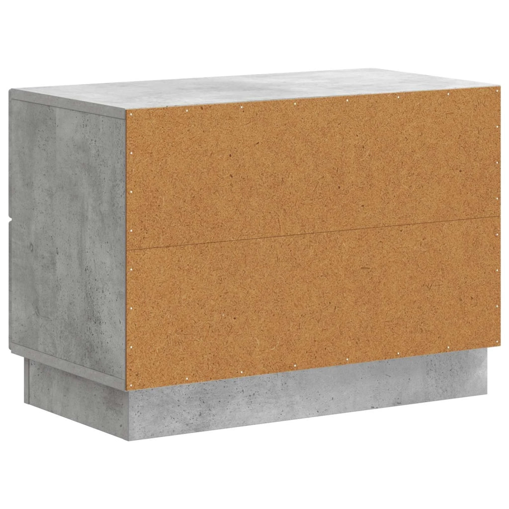 Armadio da Notte Grigio Cemento 62 x 34,5 x 44,5 cm 895238