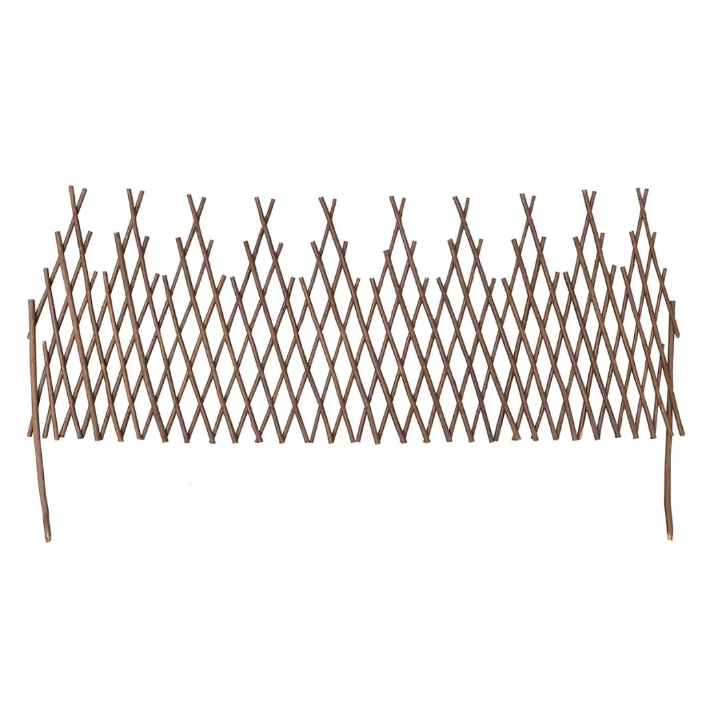 Recinzione a traliccio in salice 5 pz 170x37 cm 141620