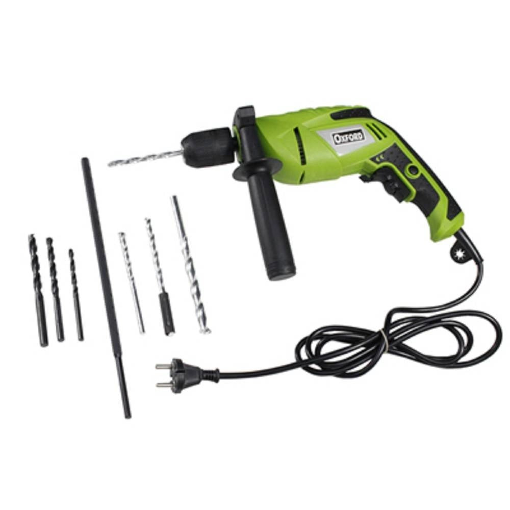 Trade Shop - Trapano Elettronico Elettrico A Percussione Mandrino 13 Mm In Valigia 710 Watt -