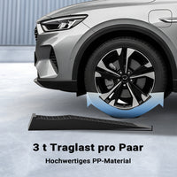 Cunei per camper auto 2 pz. max 3 t Rampa di livellamento piatta in plastica