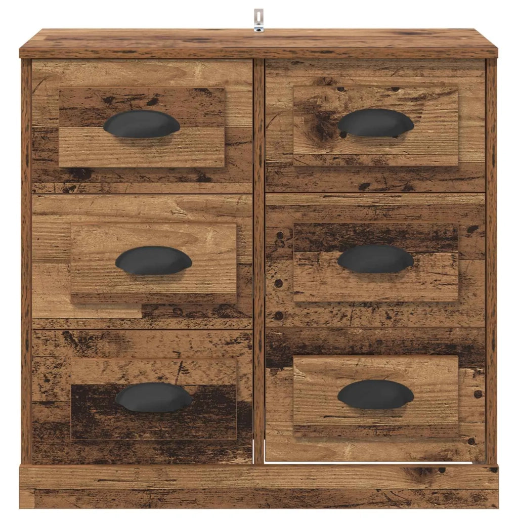 Credenza | Madia | Buffet da pranzo | Armadio da pranzo Legno vecchio 70 x 35,5 x 67,5 cm Legno multistrato
