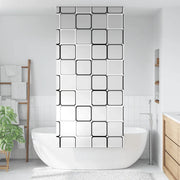 Tenda a Rullo Doccia 90x240 cm Larghezza Tessuto 86 cm 4014923