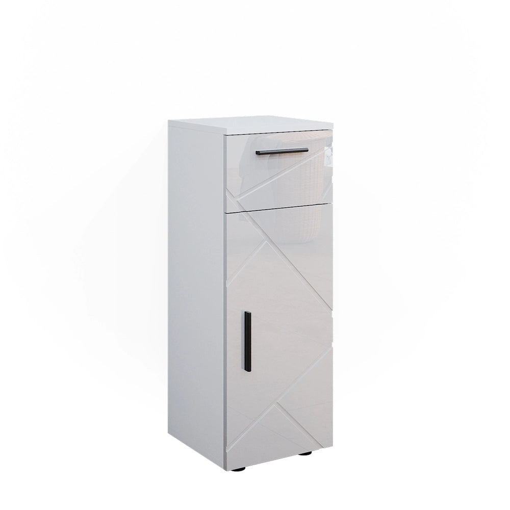 Mobiletto bagno Irma Bianco lucido 30 x 81 cm Vicco