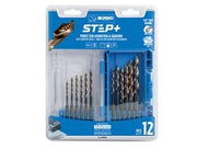 ASSORTIMENTO PUNTE RETTIFICATE STEP+ 01406 DIN-338 HSS-G PZ.12 - 1 pezzi KRINO