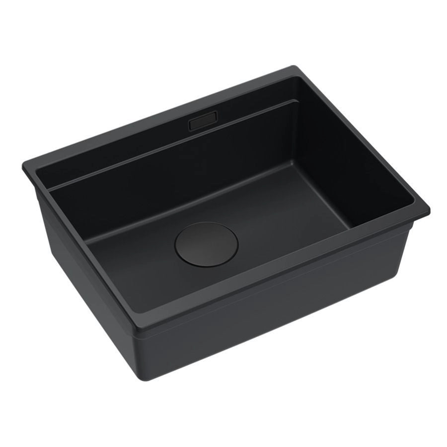 Lavello In Granito Logan 100 Black Tappo nero