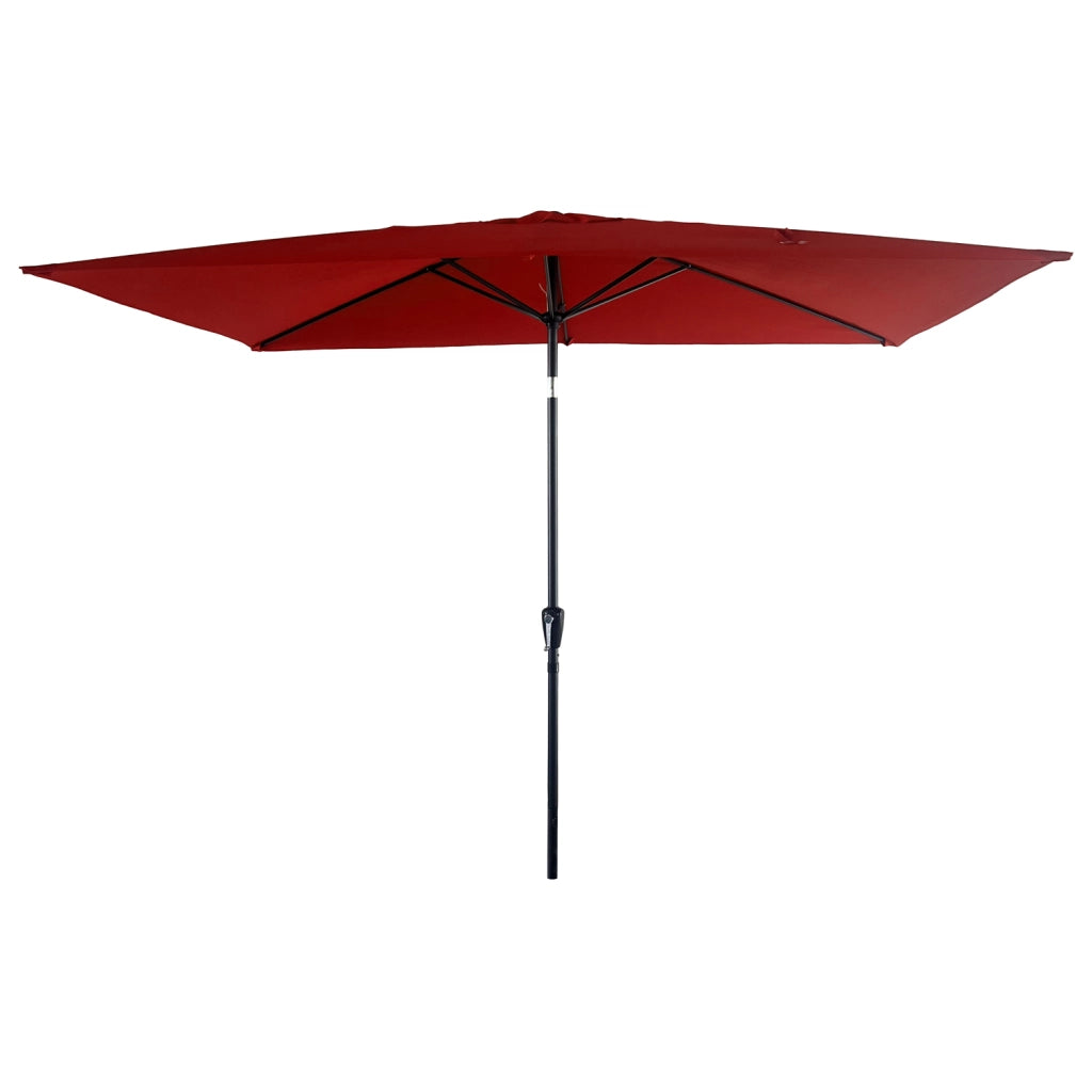 HAPUNAOmbrello rettangolare diritto 2x3m rosso