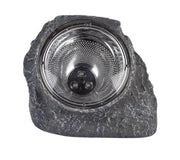LAMPADA SOLARE MODELLO SIMIL PIETRA  CM.12X11X11 CM COLOR GRIGIO