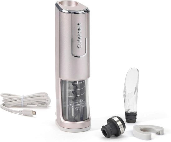 Wijnopener 4-in-1 con Snidere per Fogli di Vetro, Decantatore e Sfogliatore a Vuoto