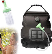 Douchetta portatile 20 l - Doccia per campeggio - Doccia solare con testa doccia regolabile - Temperatura 45 °C - Per escursioni e arrampicate
