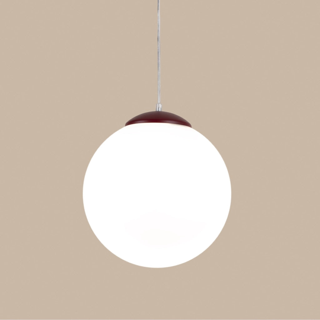 Lampada a sospensione UGO 30 bordeaux