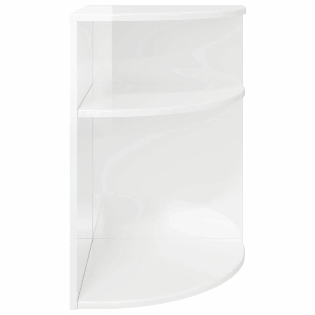 Tavolino Bianco Lucido 39,7 x 39,7 x 60 cm Legno ingegnerizzato 891134