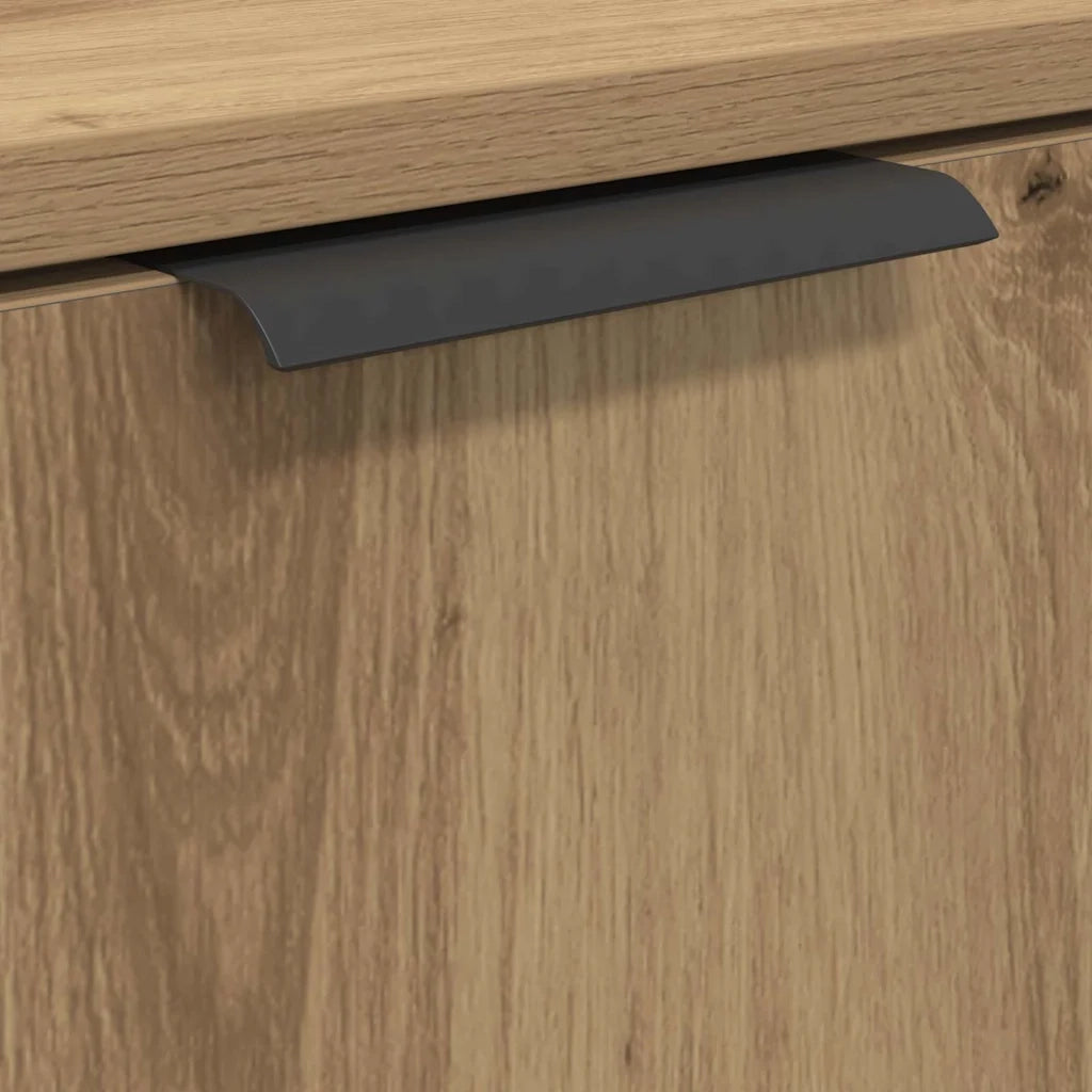 Set di Armadi da Bagno Rovere artigianale Legno multistrato 3415906