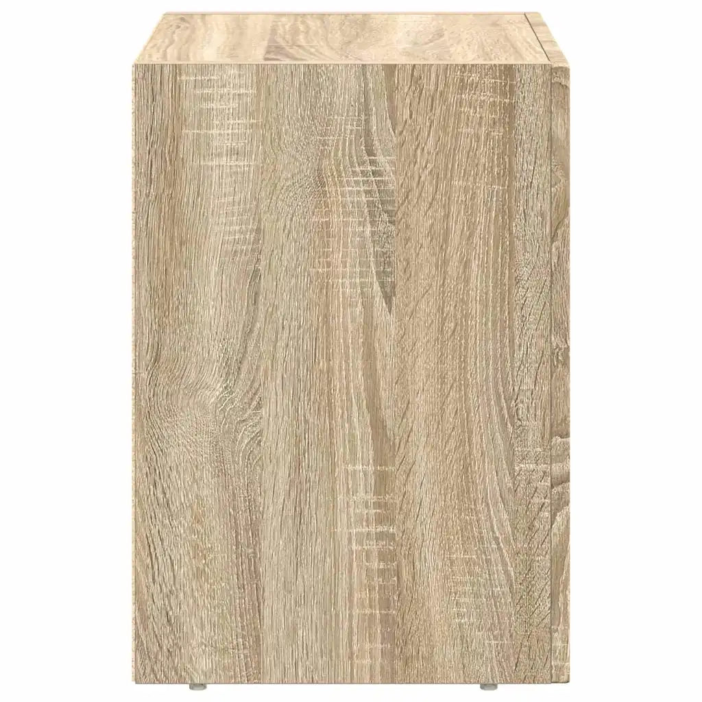 Comodino 2 pcs Rovere Sonoma 40 x 35 x 50 cm Legno multistrato 891249