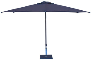 Ombrellone da Giardino 3x2 m Palo Ø38 mm in Alluminio Tessuto Poliestere Trend Antracite