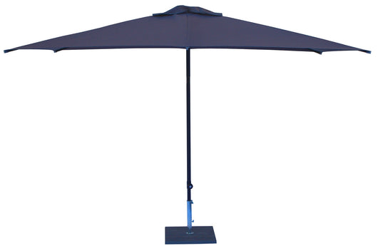 Ombrellone da Giardino 3x2 m Palo Ø38 mm in Alluminio Tessuto Poliestere Trend Antracite