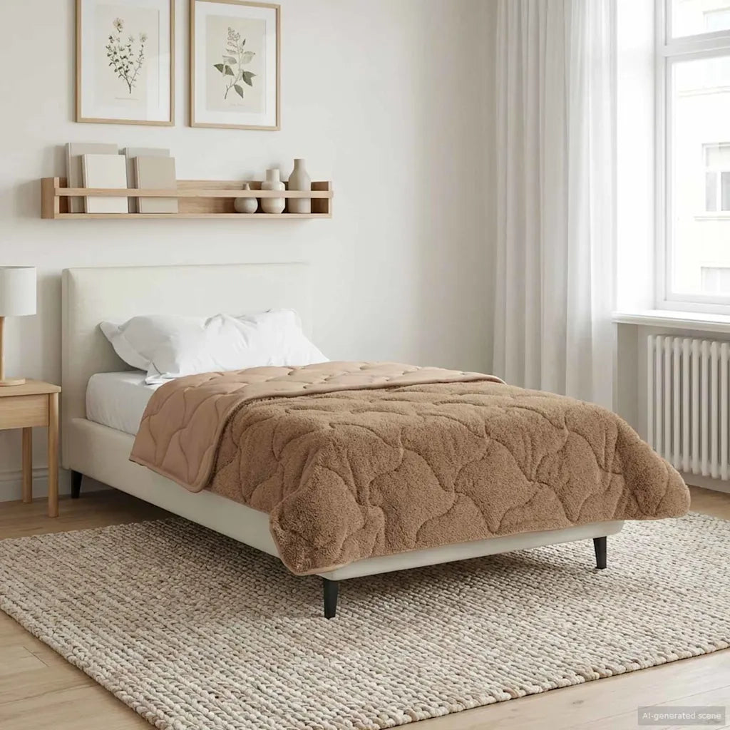 Duvet Estivo Talpa 135 x 220 cm Microfibra e Fleece Teddy 42026210