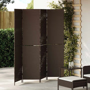 Divider per stanze | Paravento | Divisorio Ambienti Marrone 195 x 180 cm polyrattan