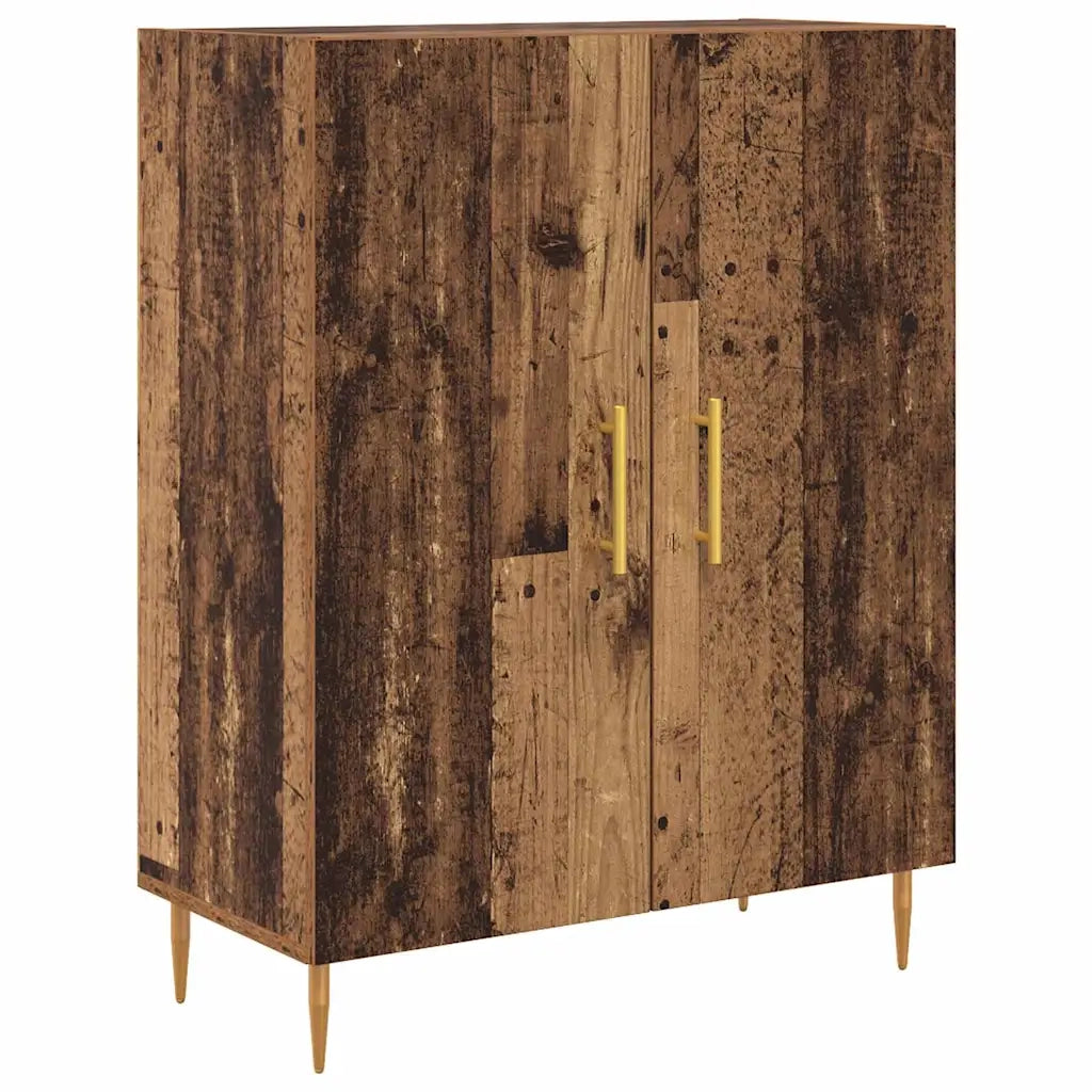 Credenza | Madia | Buffet da pranzo | Armadio da pranzo Legno vecchio 69,5 x 34 x 180 cm Legno multistrato