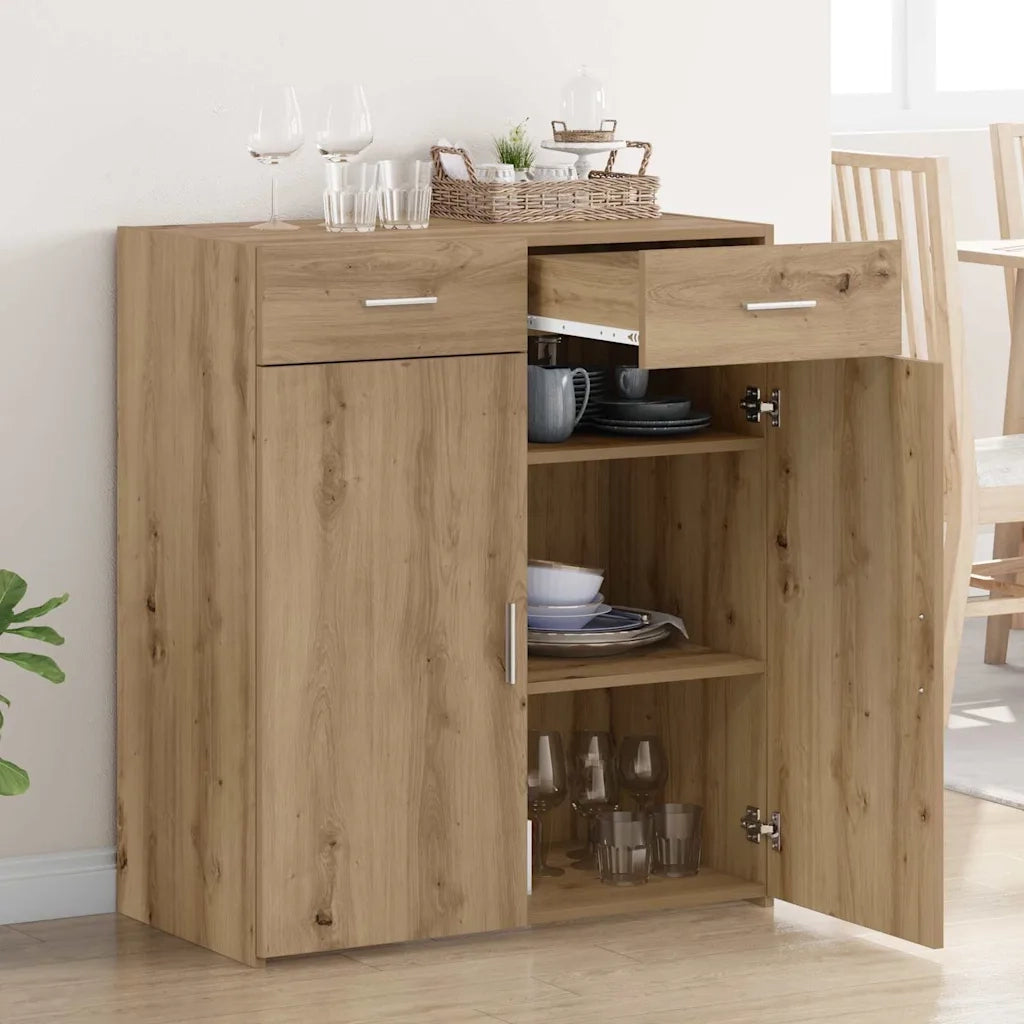 Armadio con cassetto rovere artigianale 80 x 42.5 x 93.5 cm 3365600