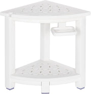 Sedia per doccia in HDPE, design moderno, 2 strati, con cuscinetti antiscivolo e piedi, idonea per docce interne, ergonomica e impermeabile