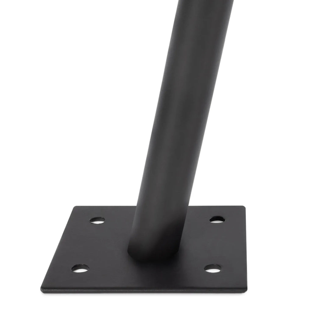IDMarket - Set di 2 pali per vele ombreggianti H.220 CM con pali e basi in acciaio