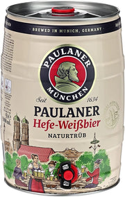 Paulaner birra hefe-weisbier naturtrub fusto da 5 litri