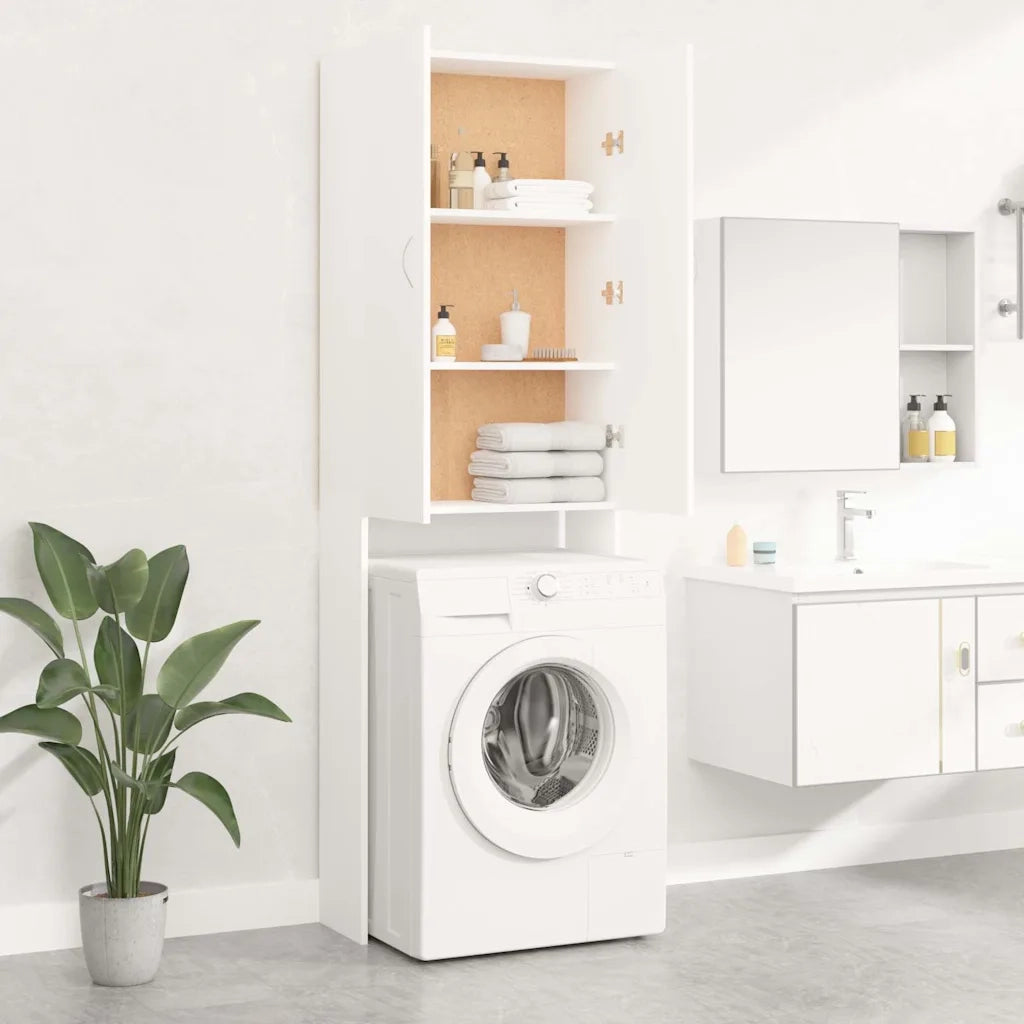 Mobile per Lavatrice Bianco 64x25,5x190 cm CFW7272637