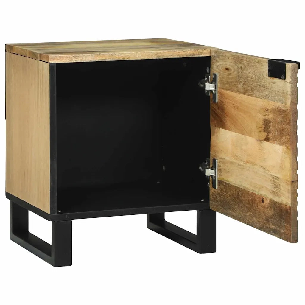 Set di 2 Comodini | Armadio da Notte | Mobiletto da notte Naturale 40 x 33 x 46 cm
