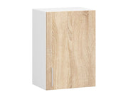 Mobile da cucina pensile sistema AKORD LIMA Bianco 40 cm 1 anta inserto frontale Sonoma Quercia 40x30,5x58 cm