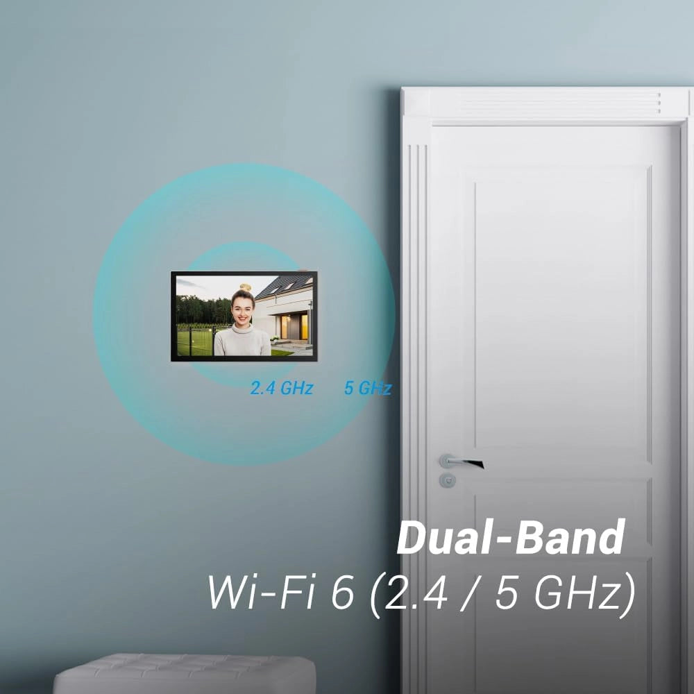 Videocitofono Smart EZVIZ CS-HP5 WiFi con Telecamera 2K  App e Visione Notturna