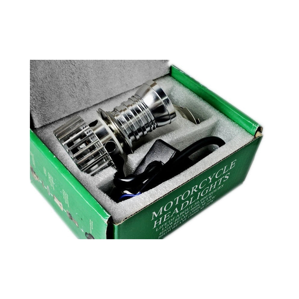 Trade Shop - Kit Per Moto Lampada Led Motocicletta Faro Xenon Luce Bianca 8000k 20 W Zy1962 -
