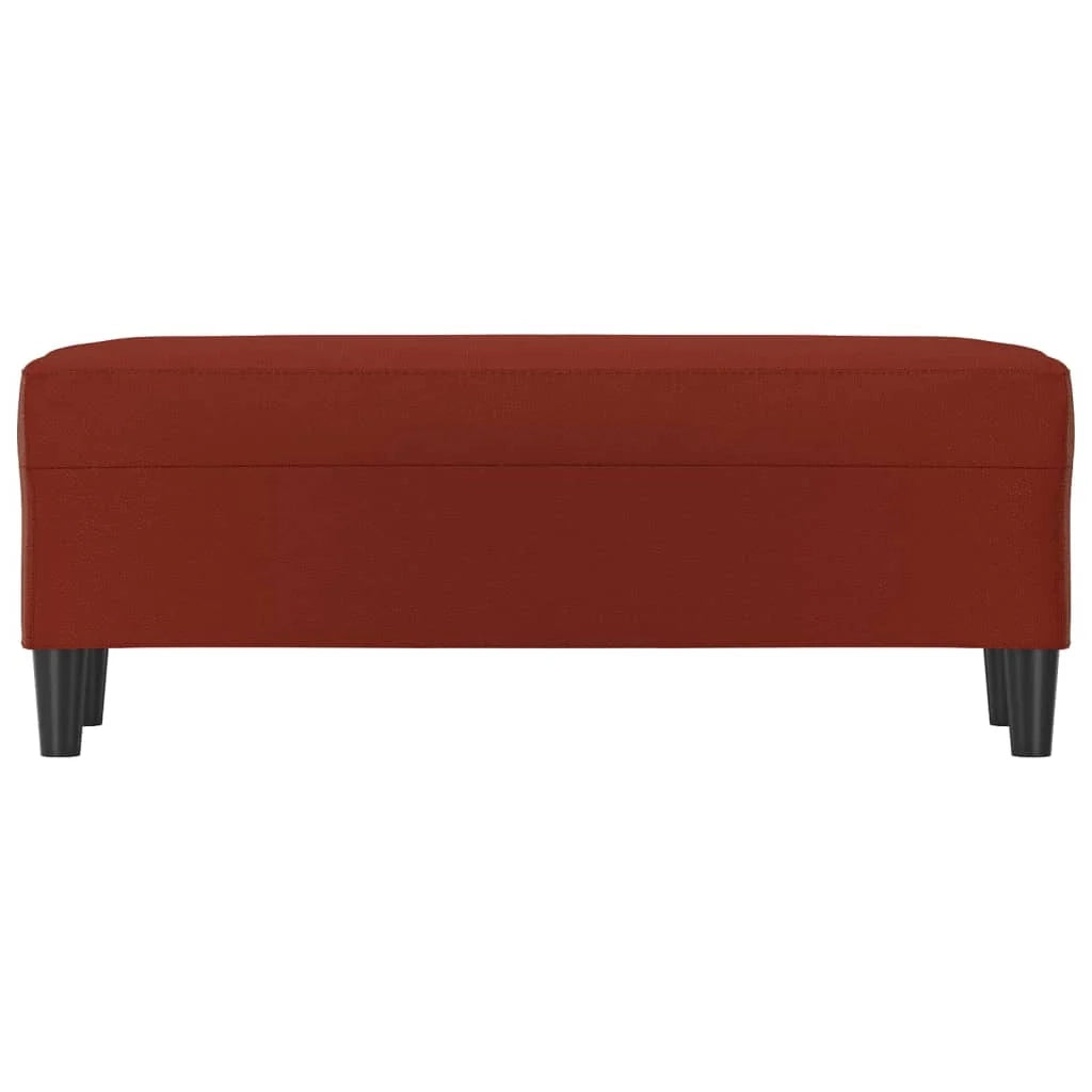 Panca/panca rosso bordeaux x 100 x 35 x 41 cm similpelle 02_0010686