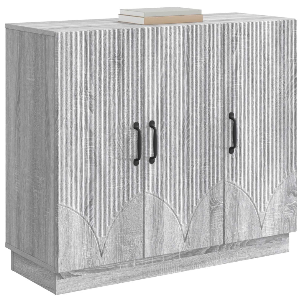 Credenza Grigio Sonoma 89 x 34,5 x 77 cm Legno ingegnerizzato